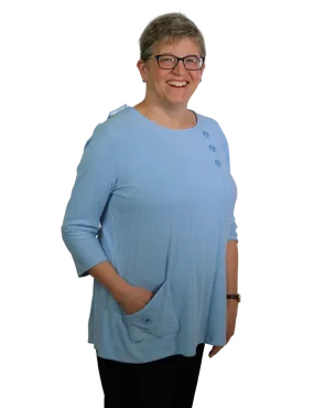 Florence Adaptive Top - Blue