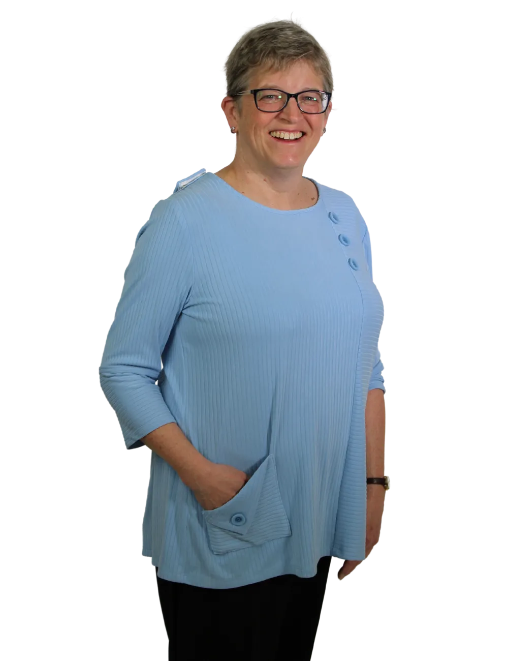 Florence Adaptive Top - Blue