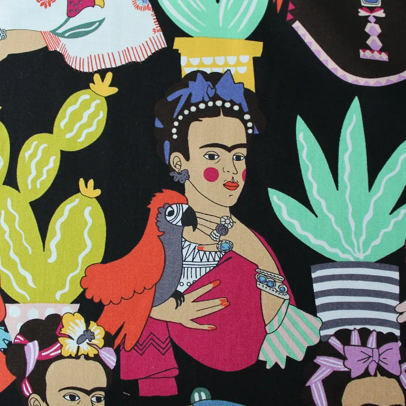 Frida Con Las Plumas - Black - Alexander Henry