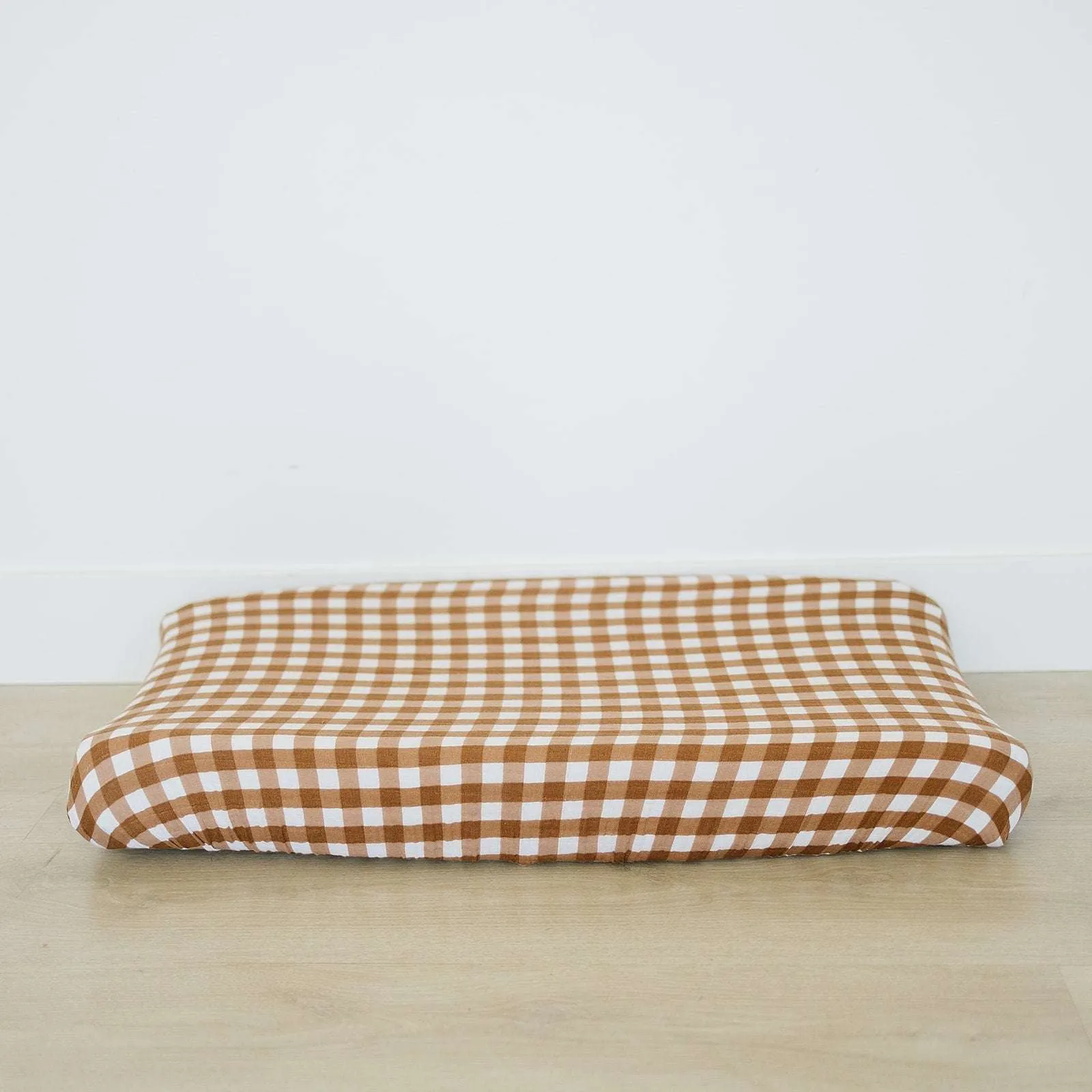 Gingham Muslin Changing Pad Cover