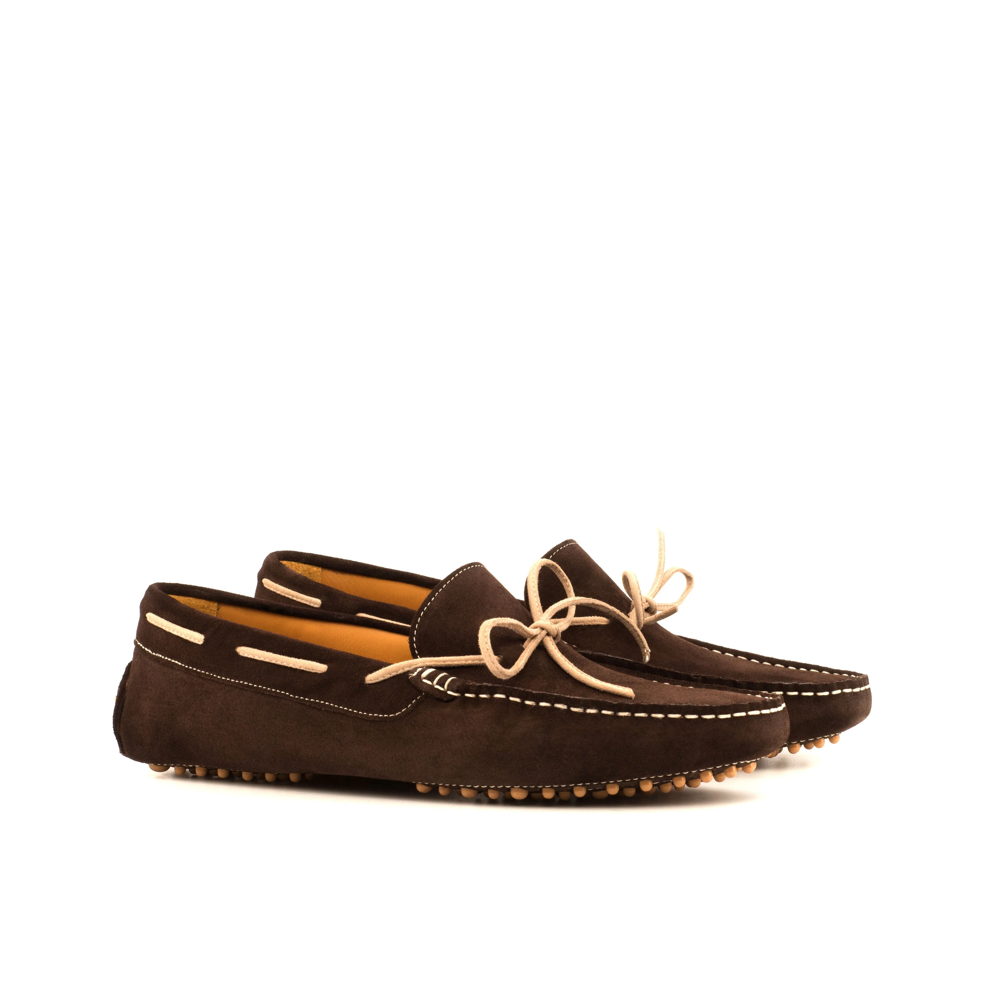 Happy Driver - Calf Suede Dark Brown