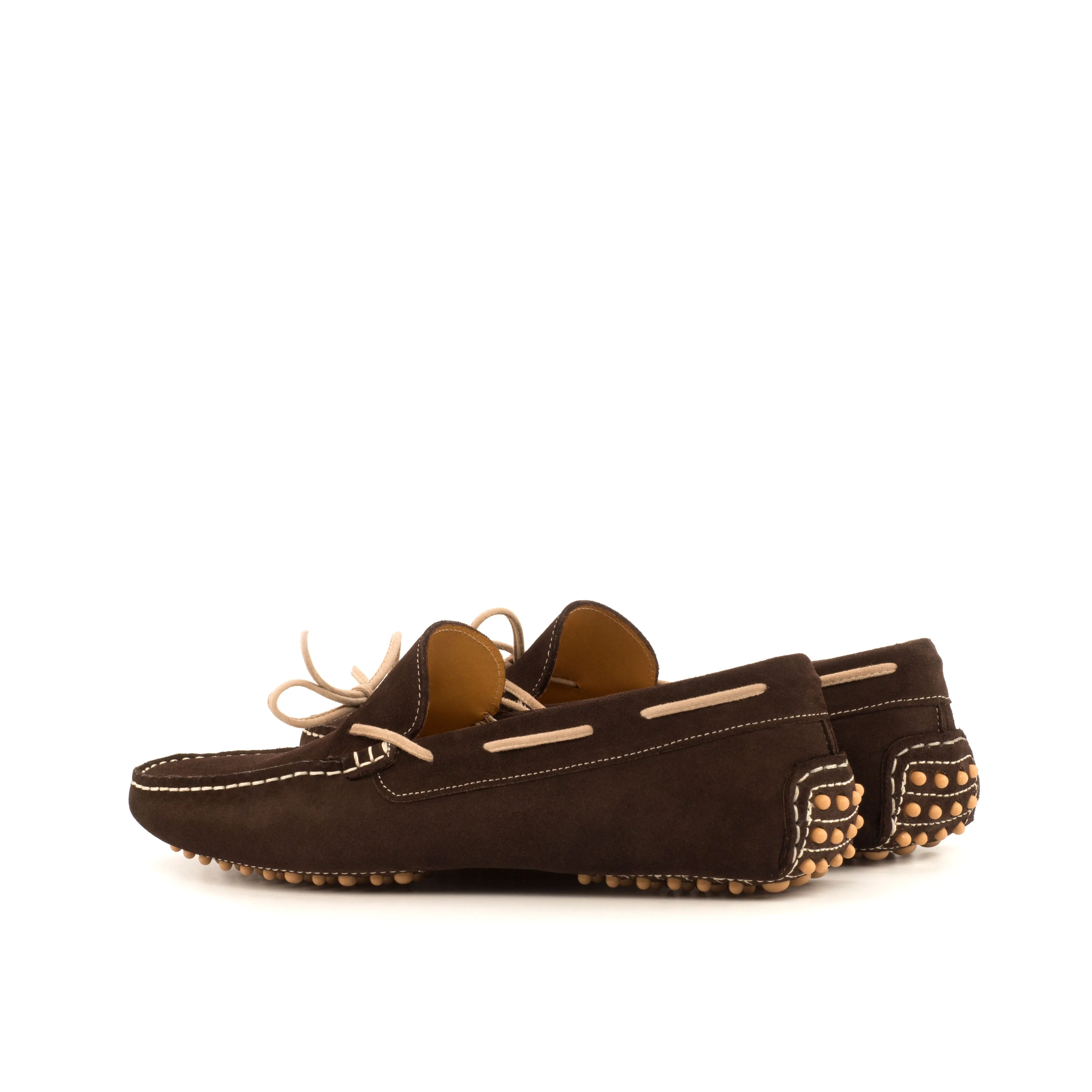 Happy Driver - Calf Suede Dark Brown