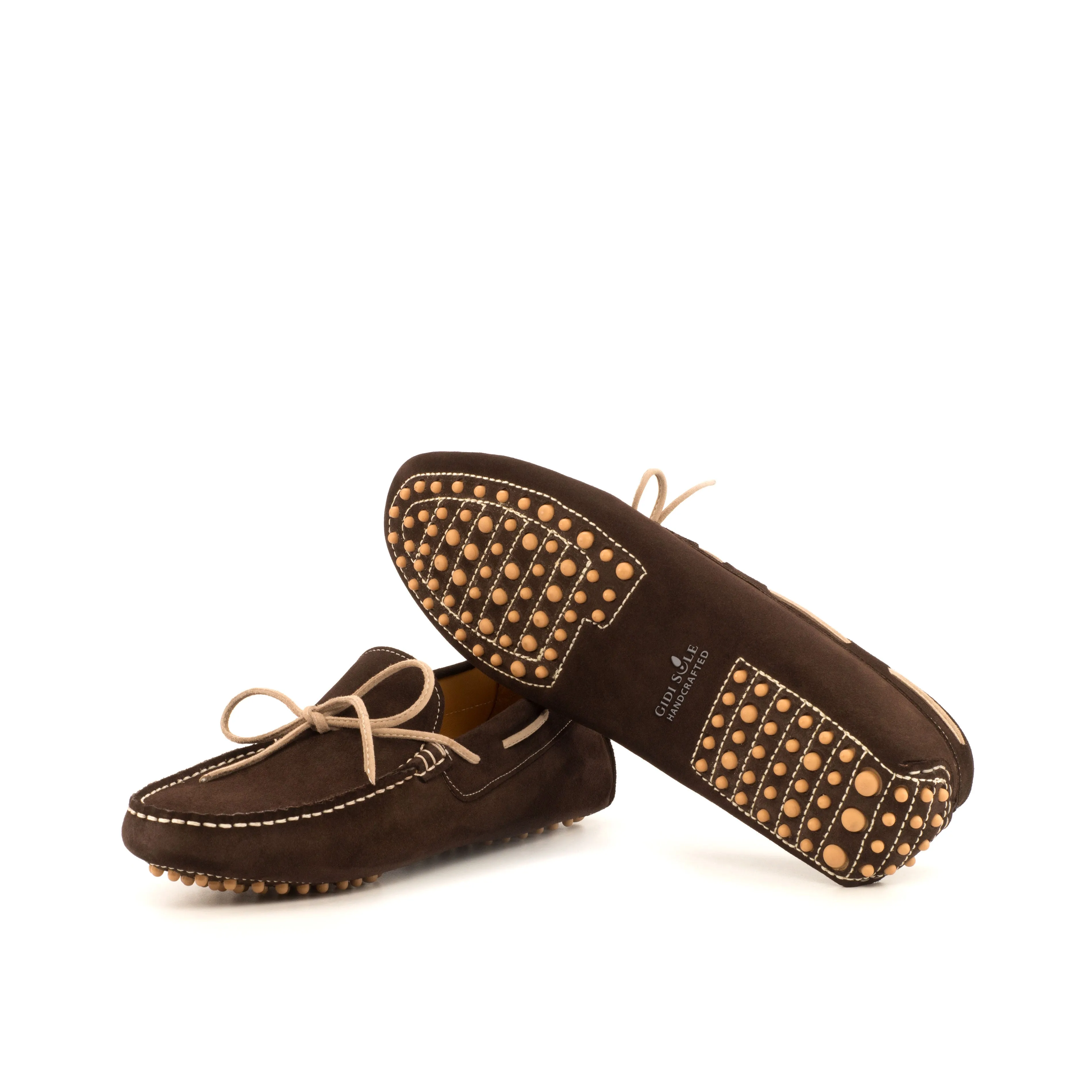 Happy Driver - Calf Suede Dark Brown