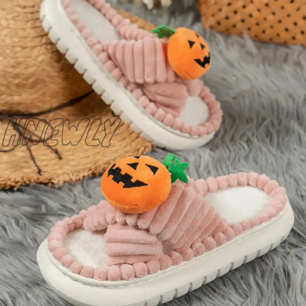 Hnewly - Cream White Casual Living Patchwork Round Comfortable Shoes