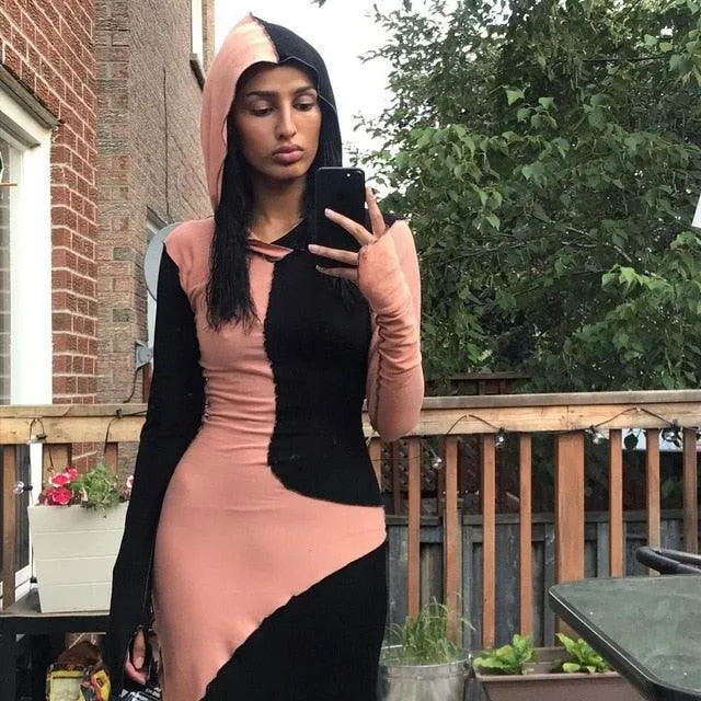 Hugcitar 2020 Long Sleeve Maxi Dress
