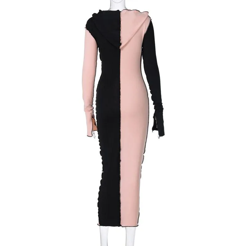 Hugcitar 2020 Long Sleeve Maxi Dress