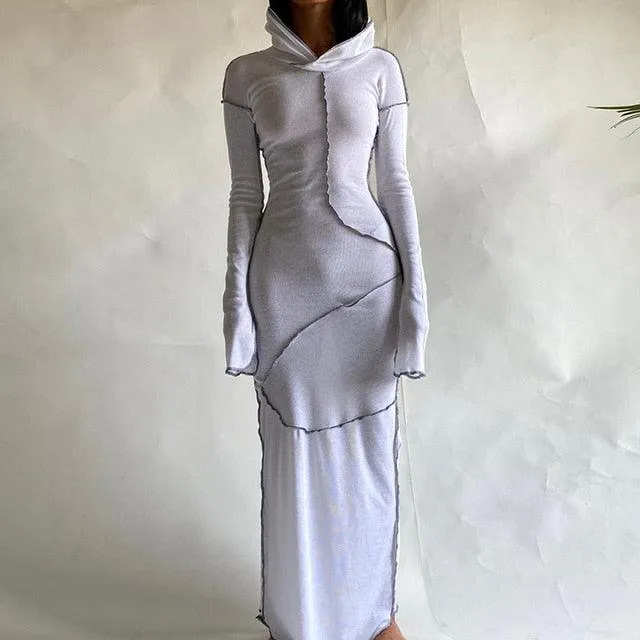 Hugcitar 2020 Long Sleeve Maxi Dress