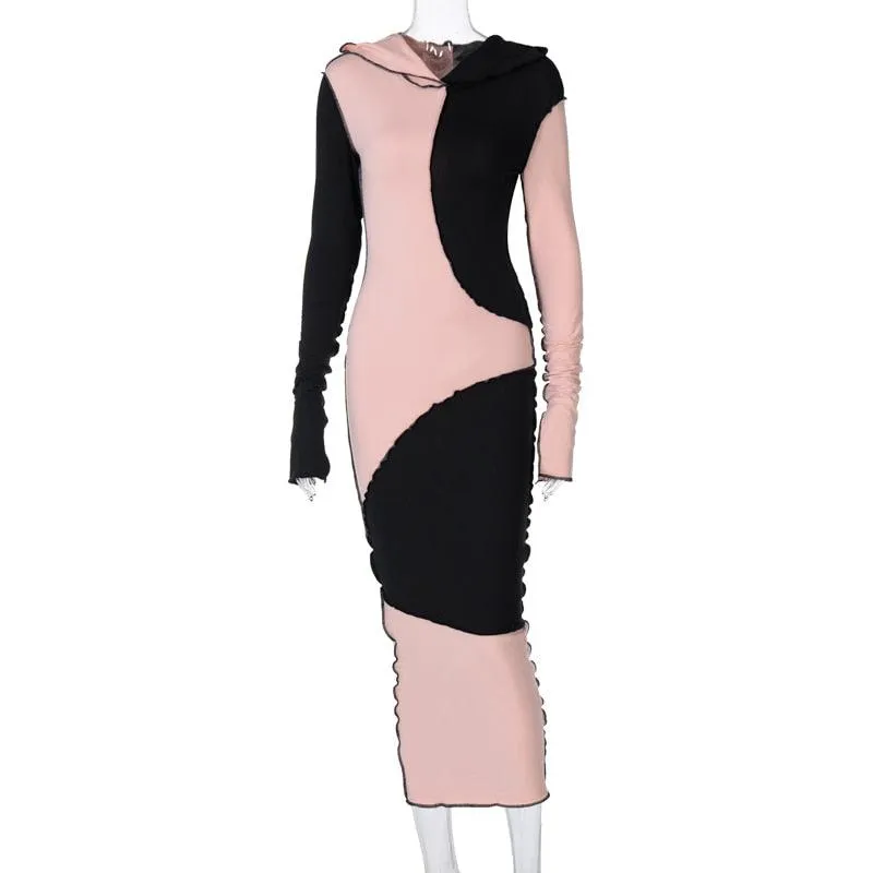 Hugcitar 2020 Long Sleeve Maxi Dress