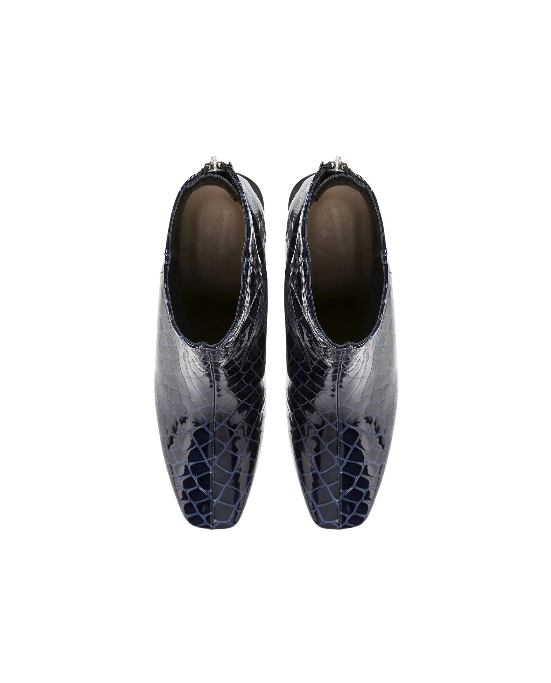 Inga Midnight Reptile Nappa Boots
