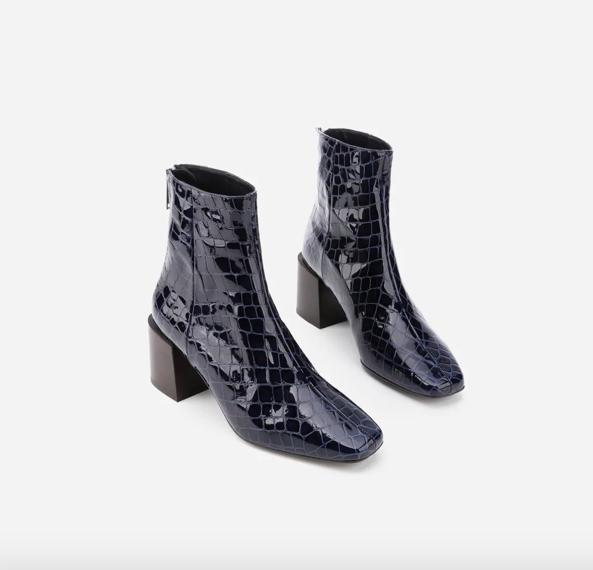 Inga Midnight Reptile Nappa Boots
