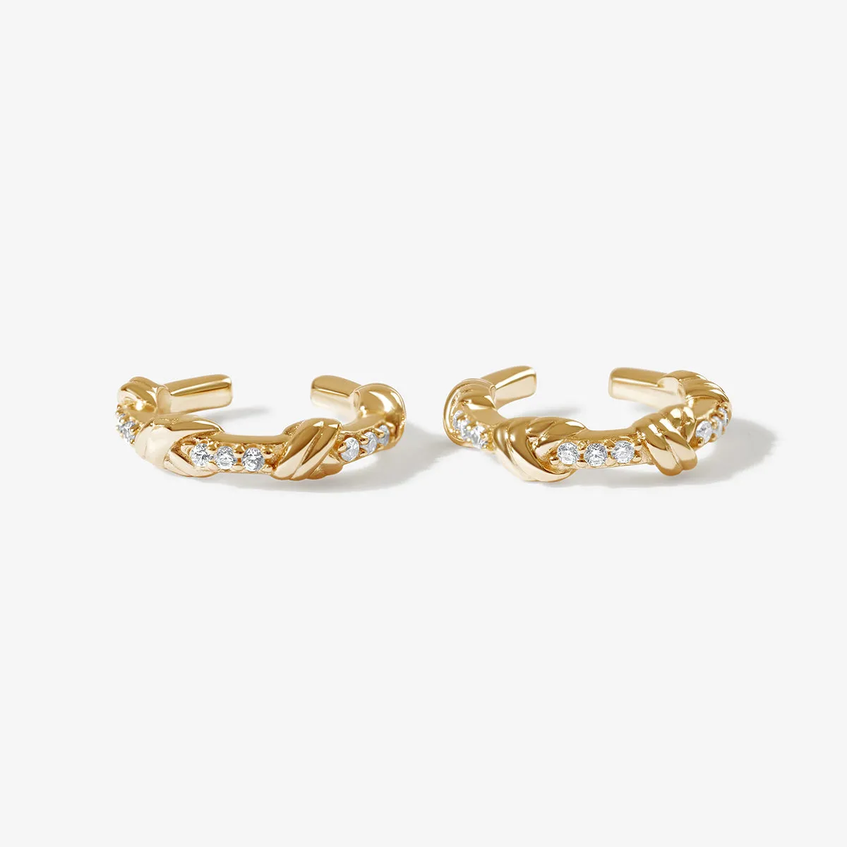 Khalib triple knot ear cuffs