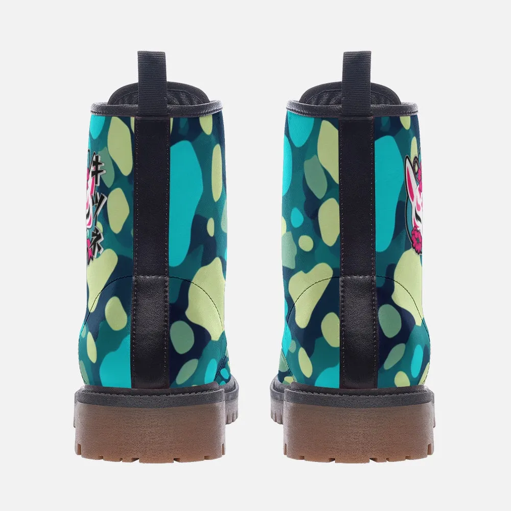 Kitsune Drops Camo Women Boots