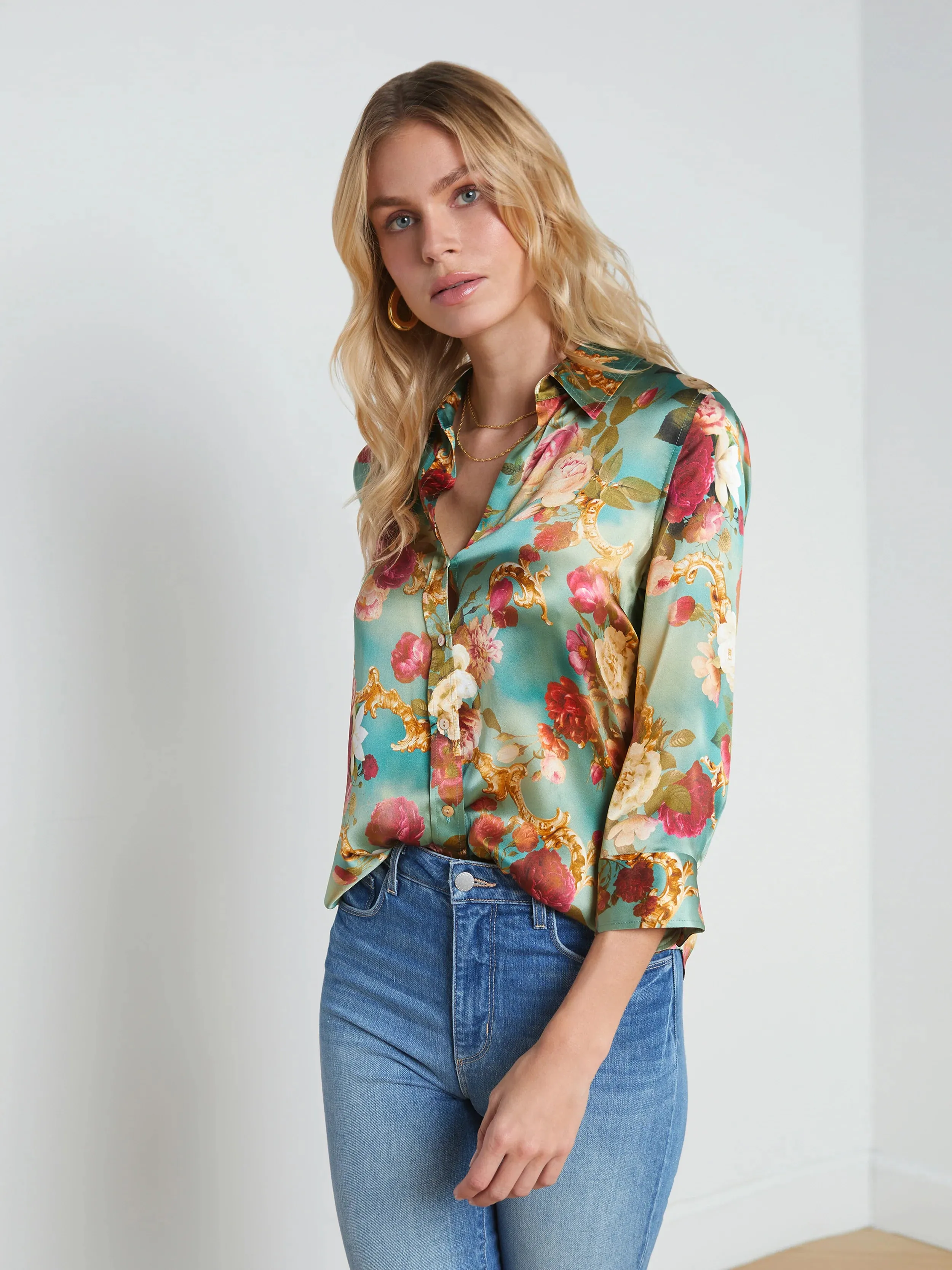 L'Agence Dani Silk Blouse