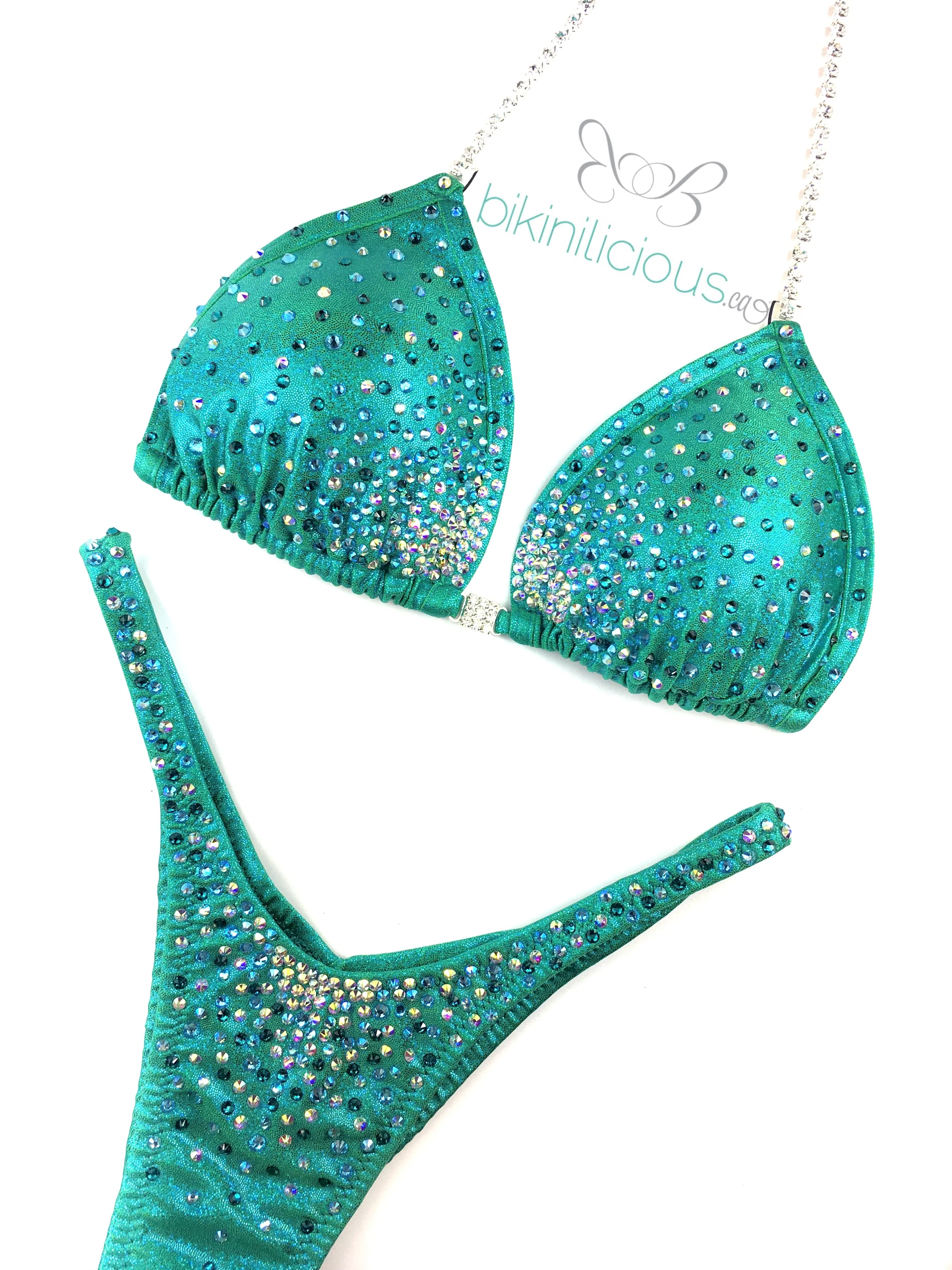 Light Crystal Coverage Wellness Competition Suit