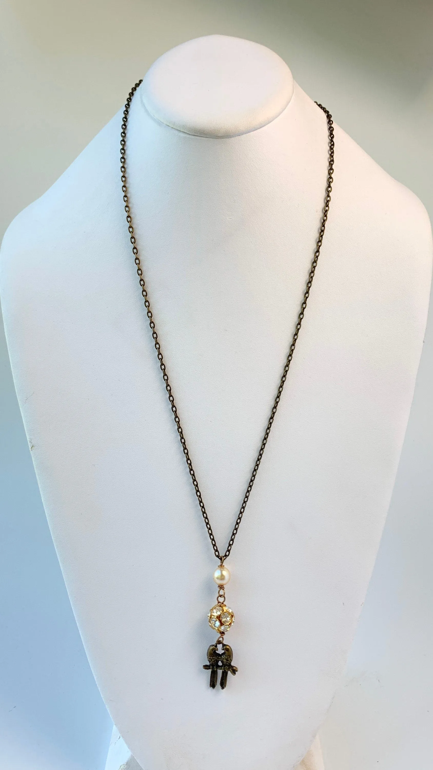 Lovebird Pendant Necklace