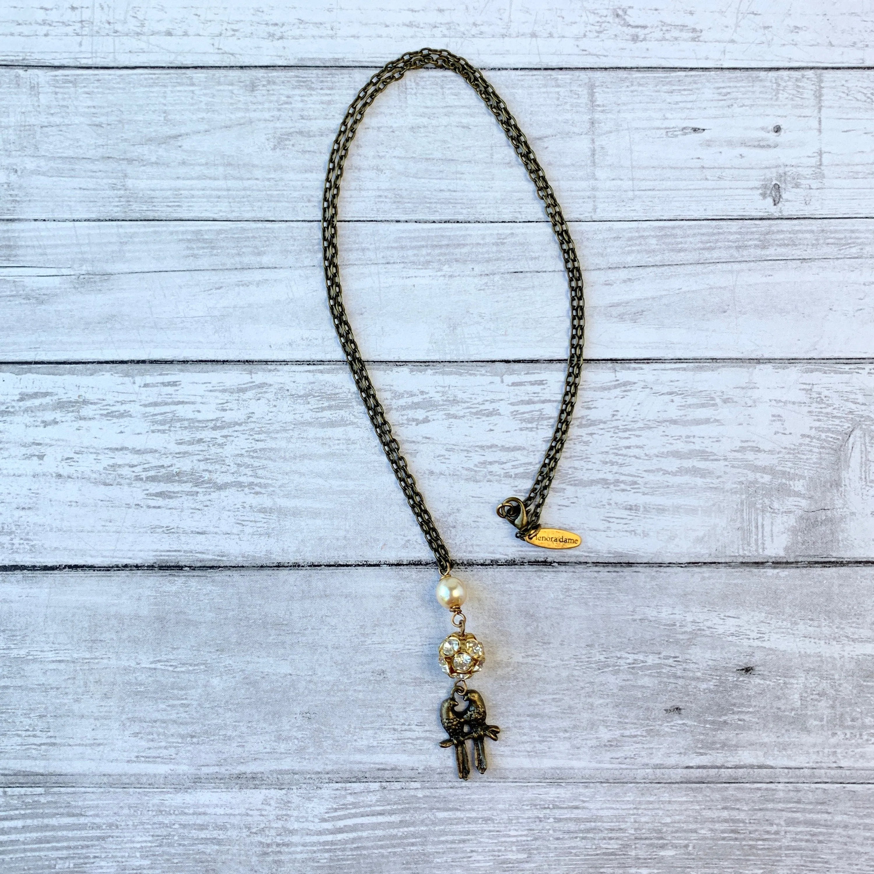 Lovebird Pendant Necklace
