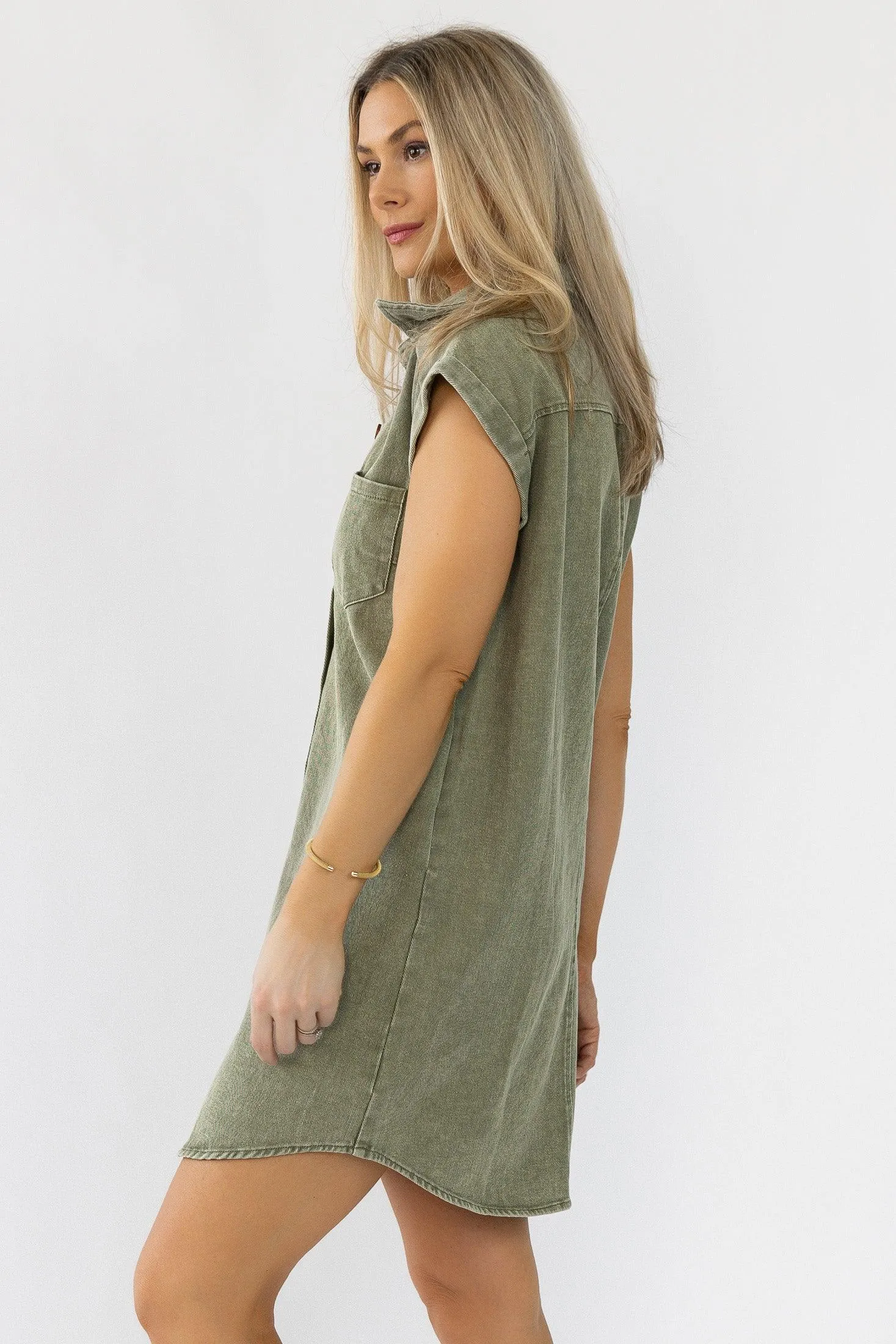 Luella Olive Denim Dress