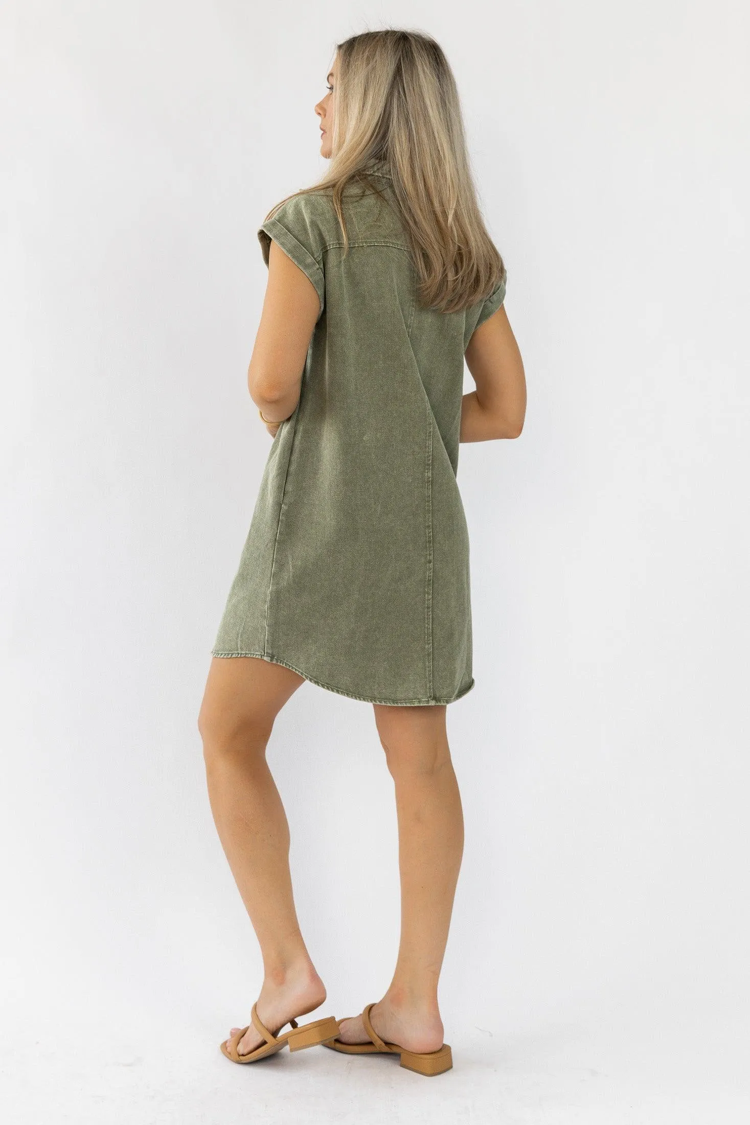 Luella Olive Denim Dress