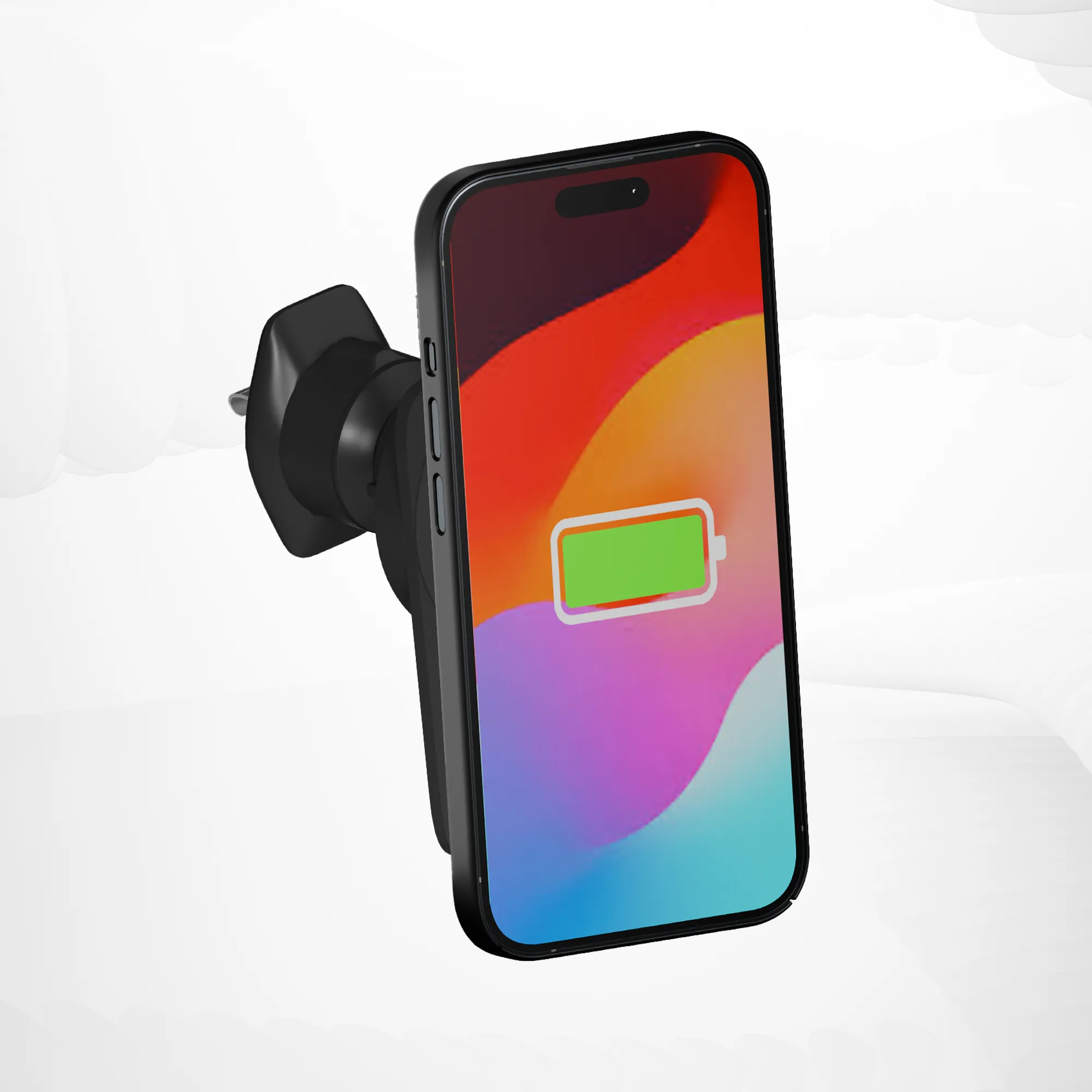 Magnetic Wireless Car Charging Mount