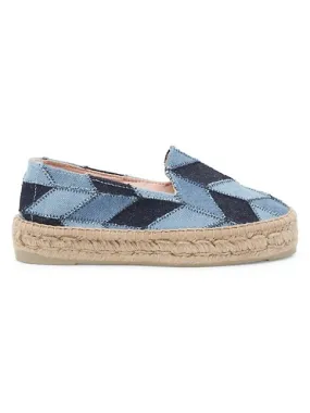 Manebí
 Patchwork Denim Double-Sole Espadrilles