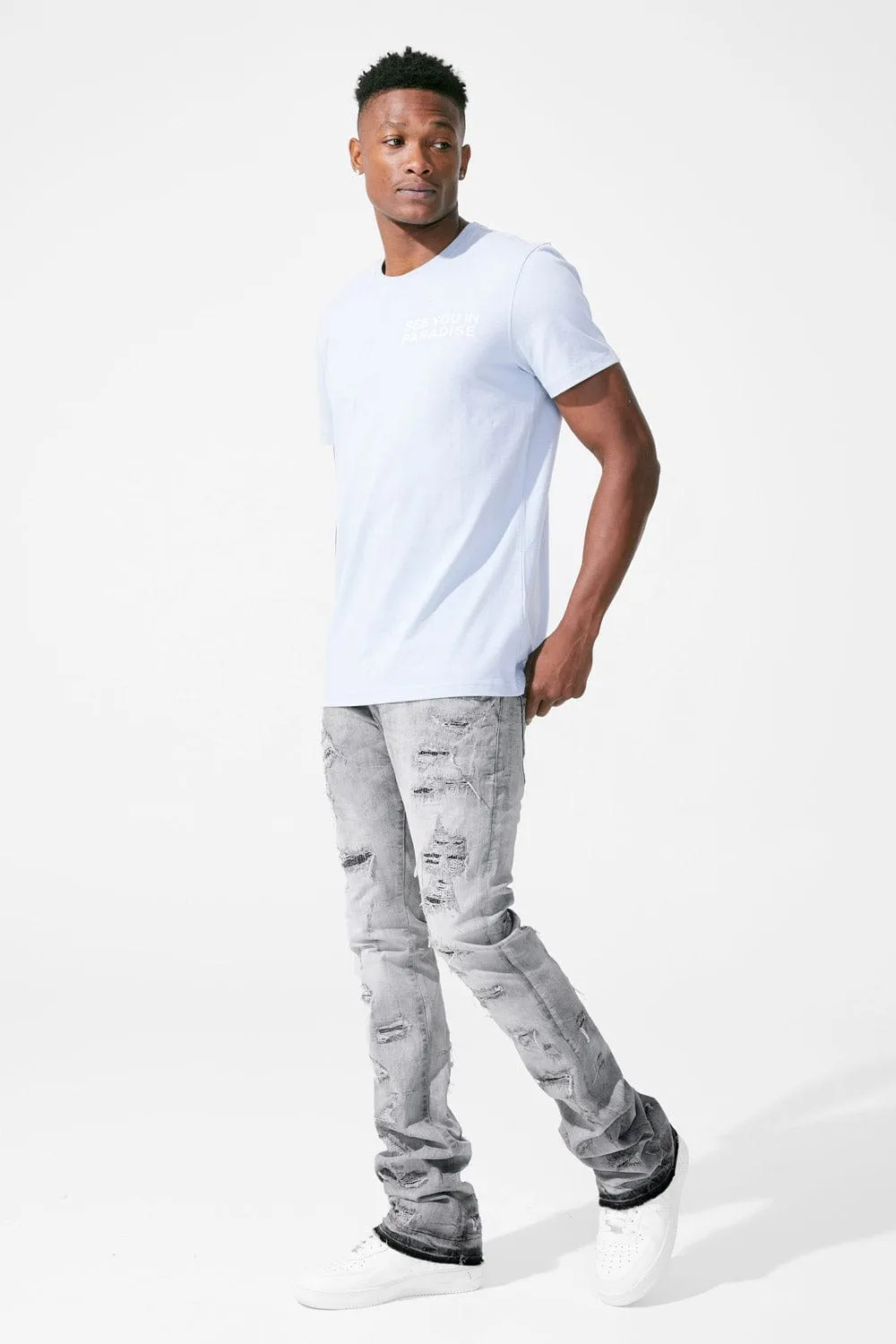 Martin Stacked - Wolverine Denim (Arctic Grey)