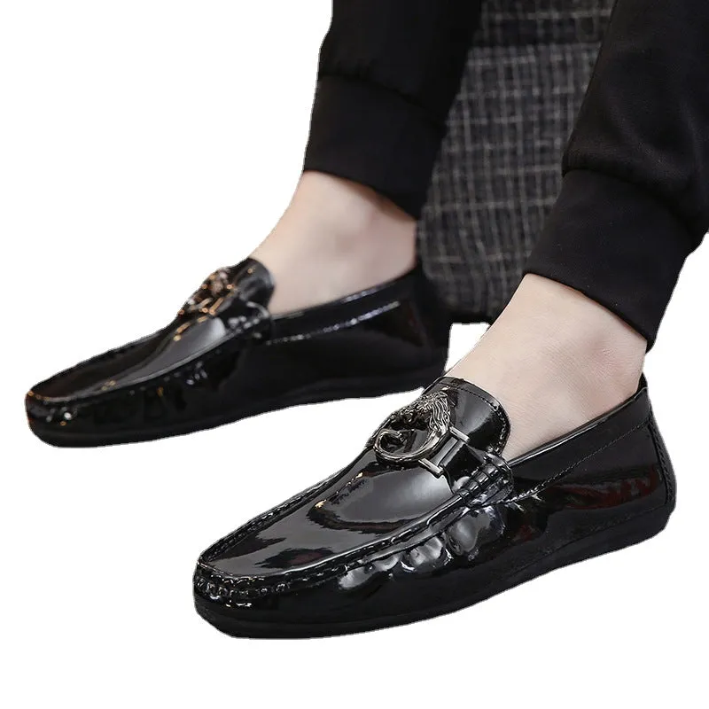 men's one pedal driving shoes wild casual trend student shoes
