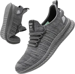 Mens Slip On Walking Shoes Lightweight Breathable Non Slip Running Comfortable Gym Tennis Athletic Fashion Sneakers Men