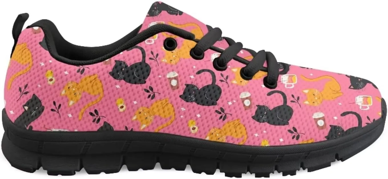 Modysero Soft Tennis Shoes for Women Shoes Lace Up Mesh Women Running Sneakers for Fall Outdoor Walking Sneakers