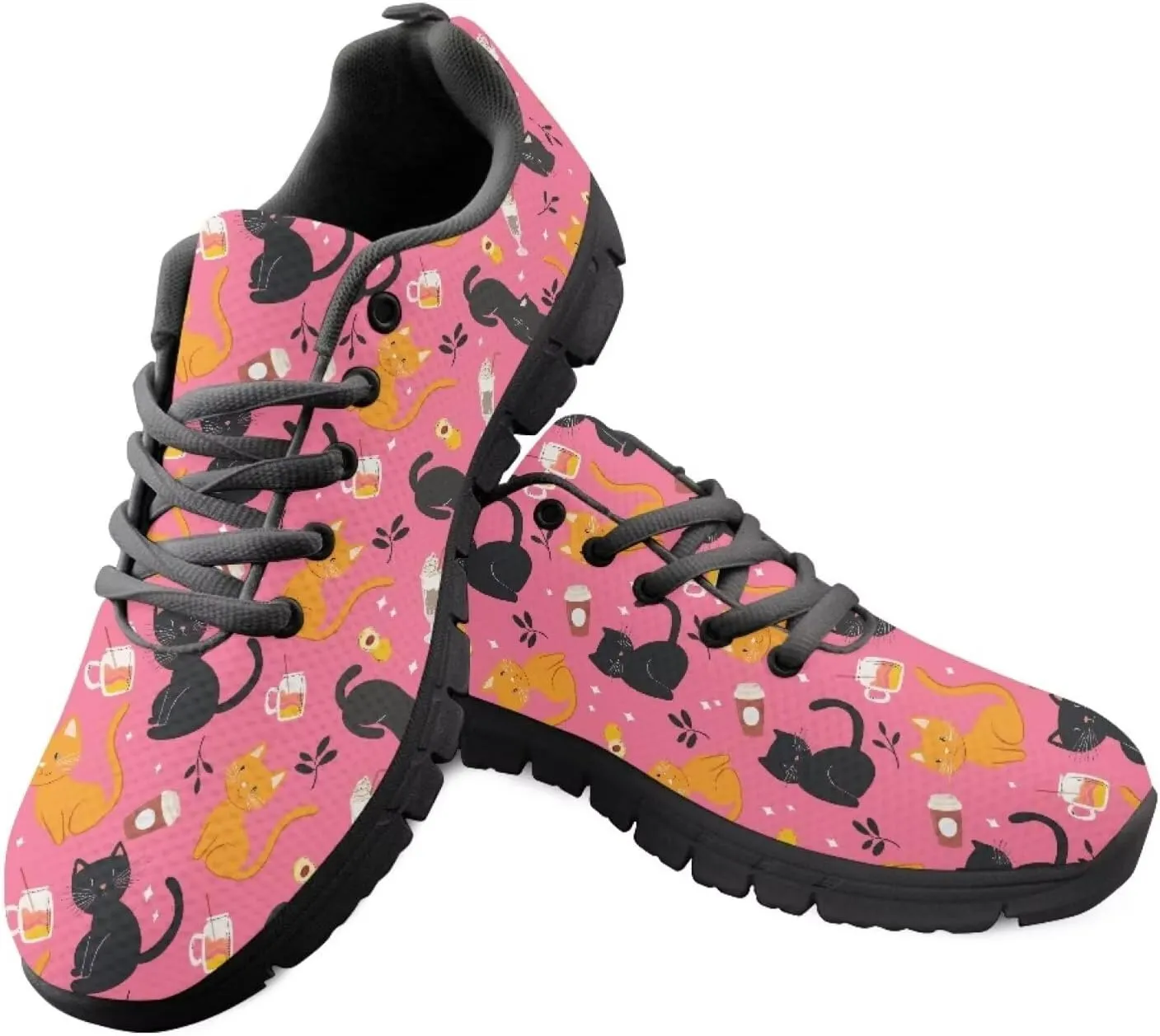 Modysero Soft Tennis Shoes for Women Shoes Lace Up Mesh Women Running Sneakers for Fall Outdoor Walking Sneakers