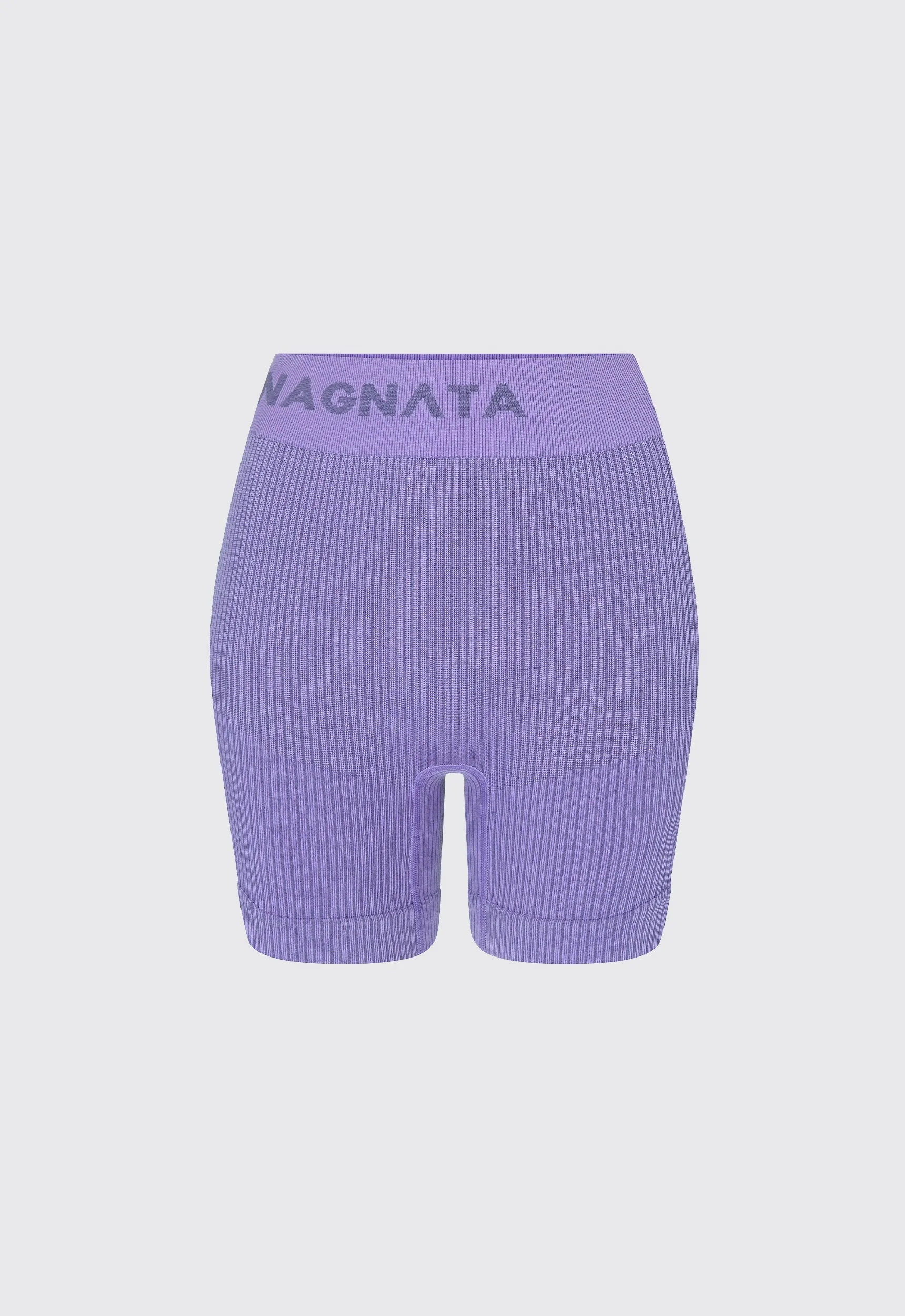 Iris Purple NAGNATA Ballet Wool Mini Shorts with Enhanced Features