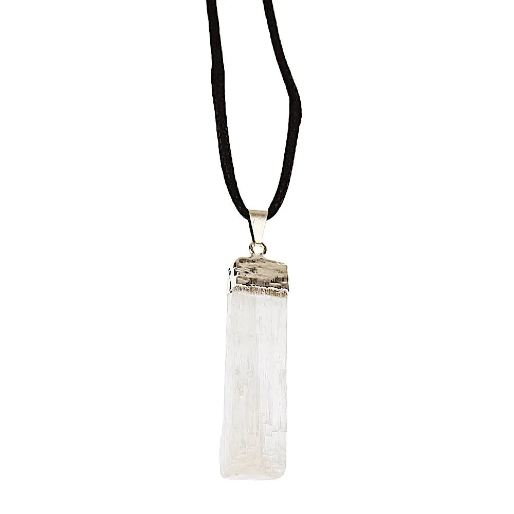 Natural Selenite Pendant