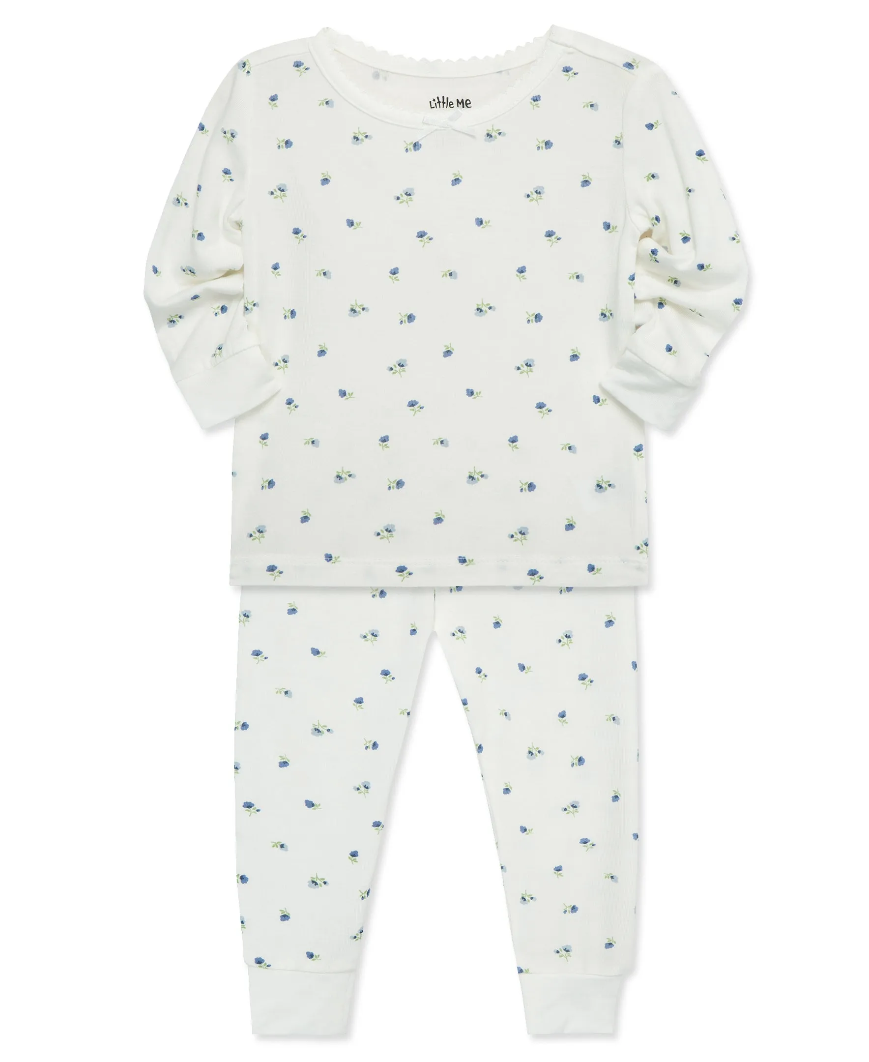 Patchwork 4-Piece Bamboo Pajama Set (2T-4T)