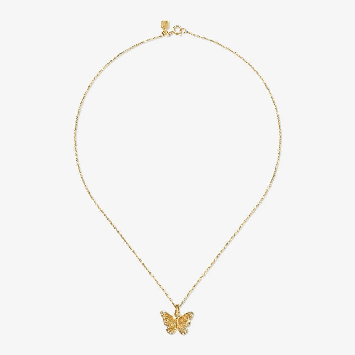 Pavel butterfly charm necklace