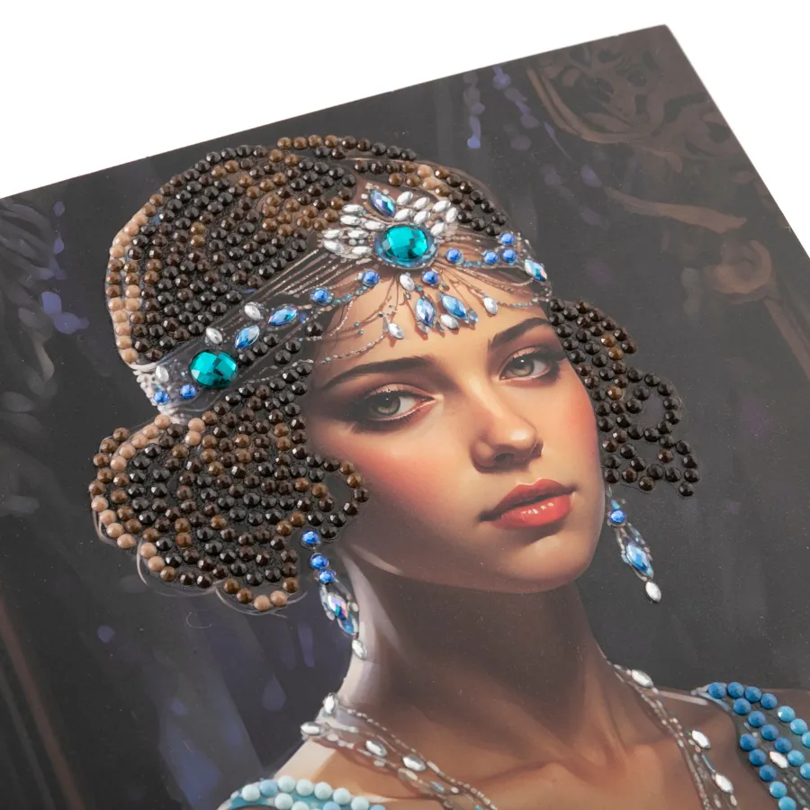 "Deco Gems" Crystal Art Card 18x18cm