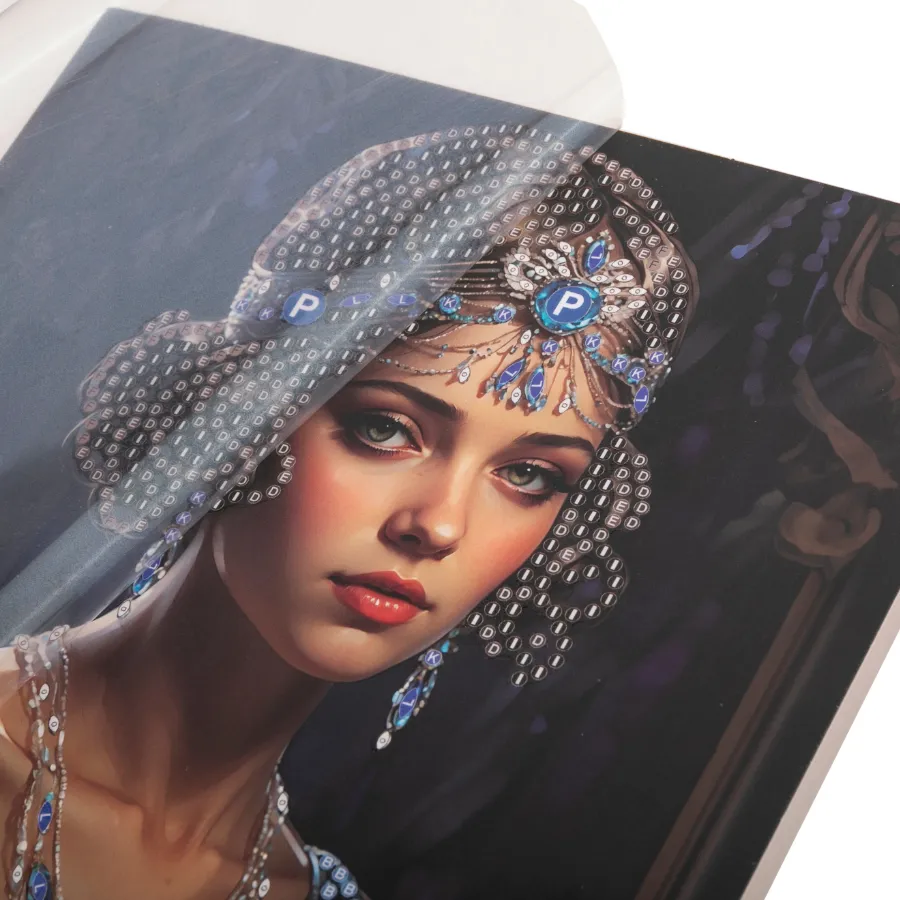 "Deco Gems" Crystal Art Card 18x18cm