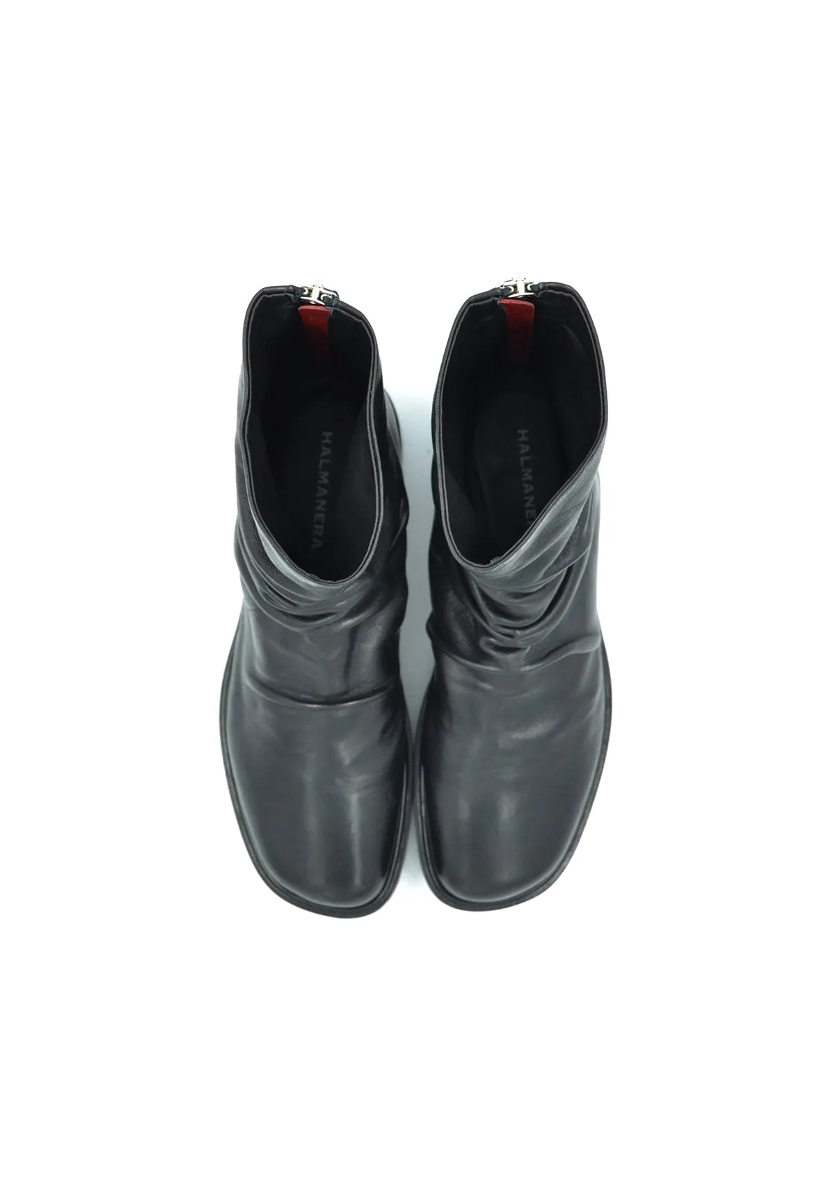 "ESSENTIAL"  ANKLE BOOTS - BLACK