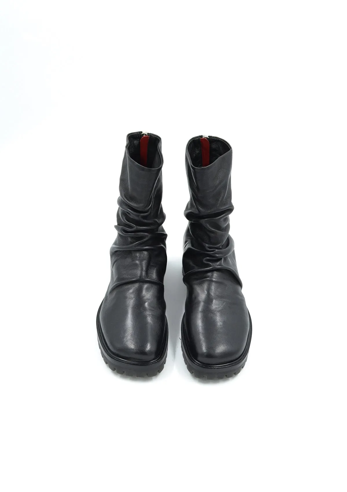 "ESSENTIAL"  ANKLE BOOTS - BLACK