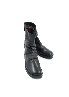 "ESSENTIAL"  ANKLE BOOTS - BLACK