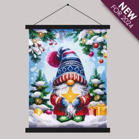 Sparkling Glittery Gonk Crystal Art Scroll Kit - 40x50cm