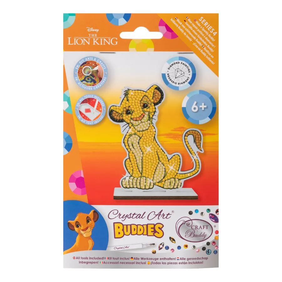 "Simba" Crystal Art Buddies Disney Series 4
