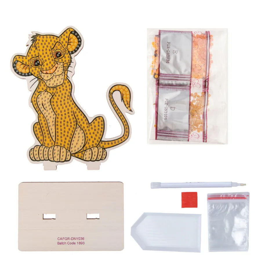 "Simba" Crystal Art Buddies Disney Series 4