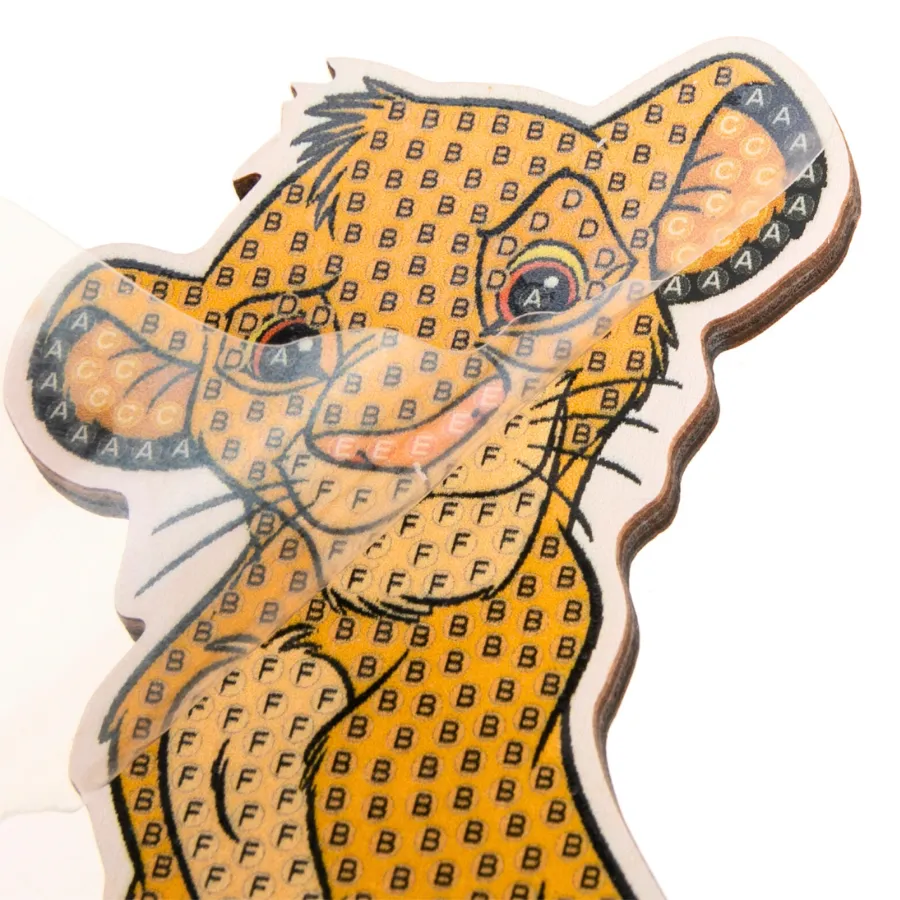 "Simba" Crystal Art Buddies Disney Series 4