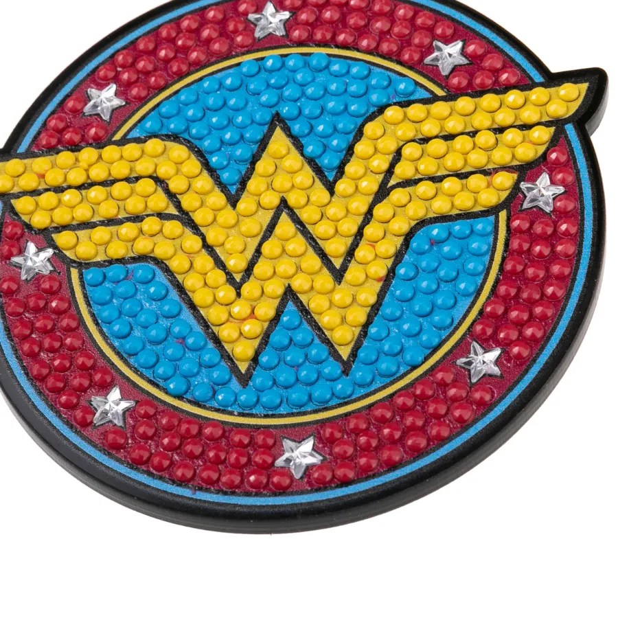 "Wonder Woman" Crystal Art Backpack Charm Kit DC