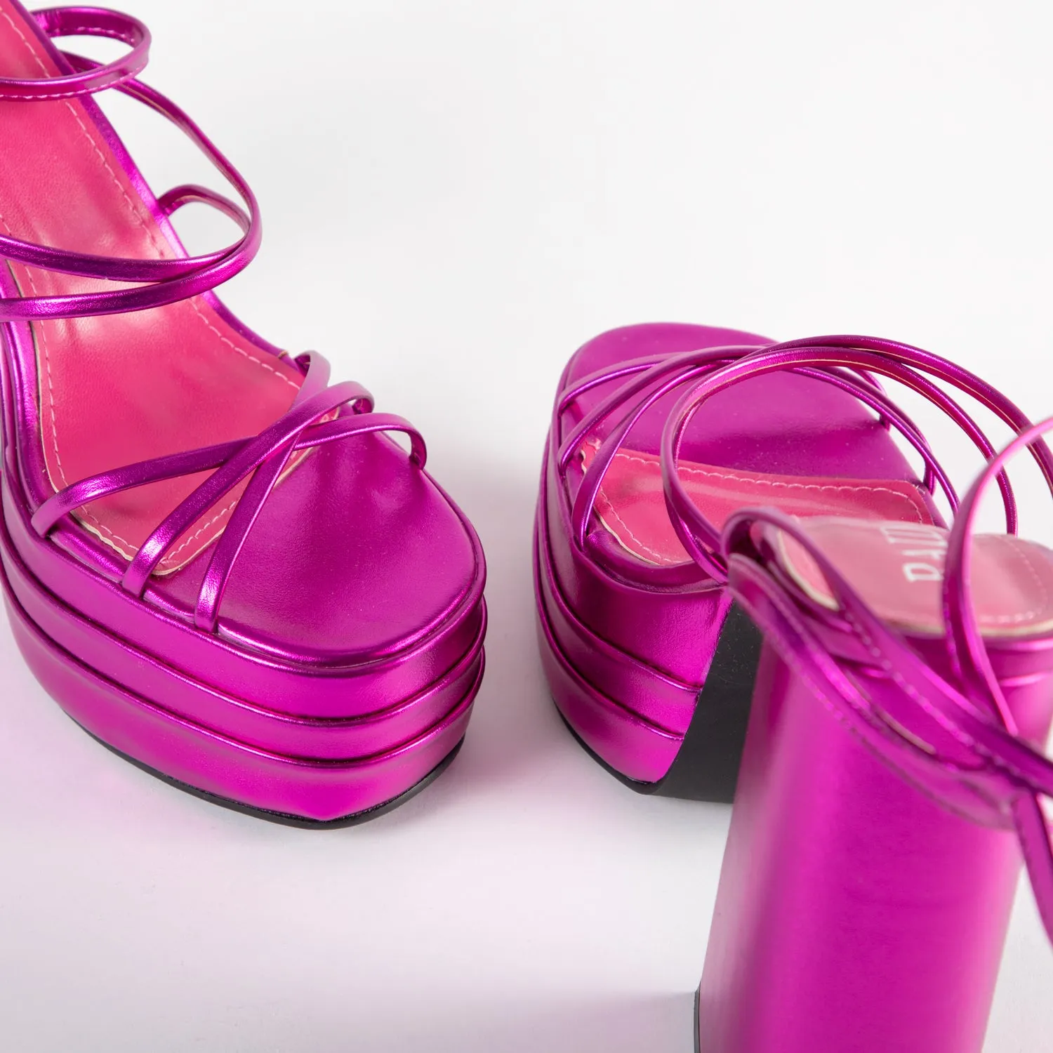 RAID Nobita Platform Heel in Pink