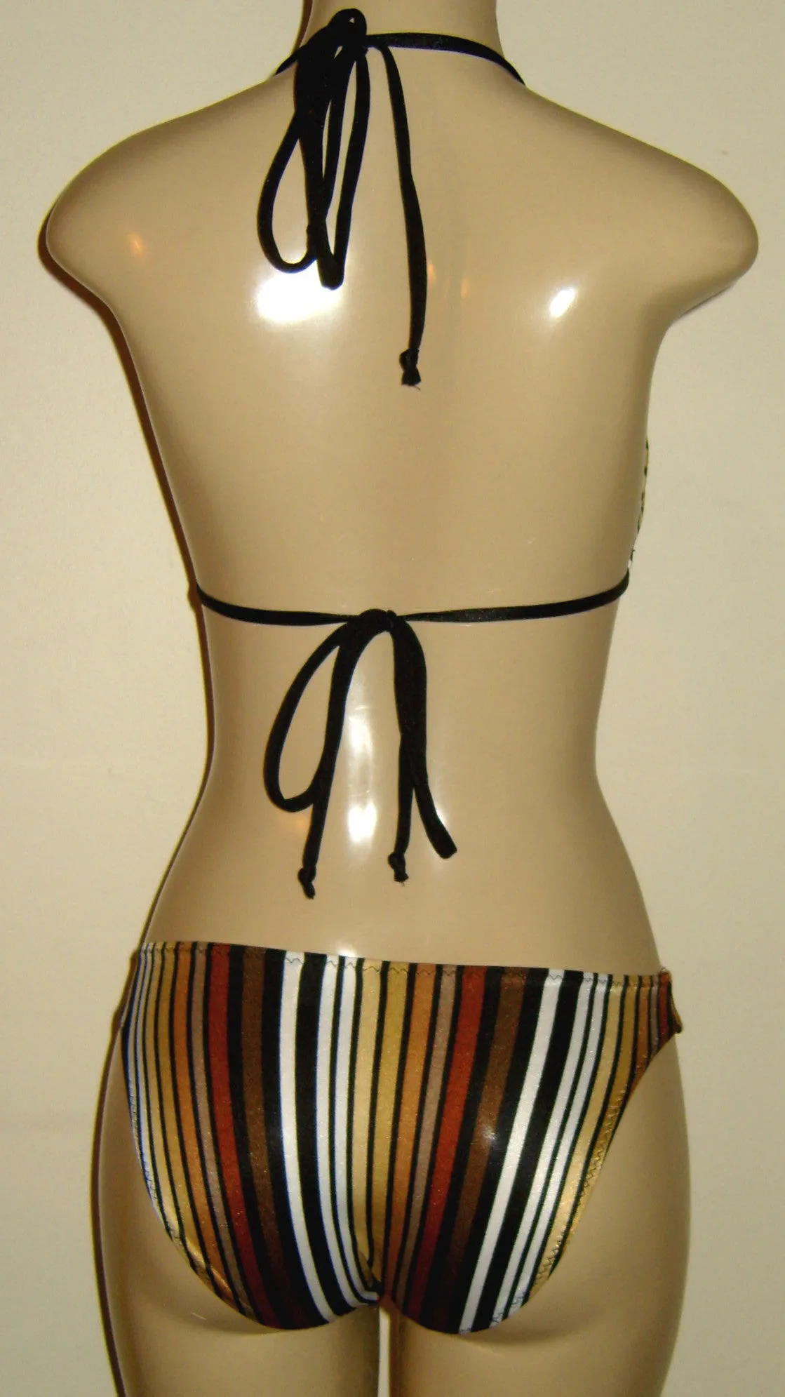 Sliding Triangle Swimsuit Top with Women's Timeless Bikini Bottom