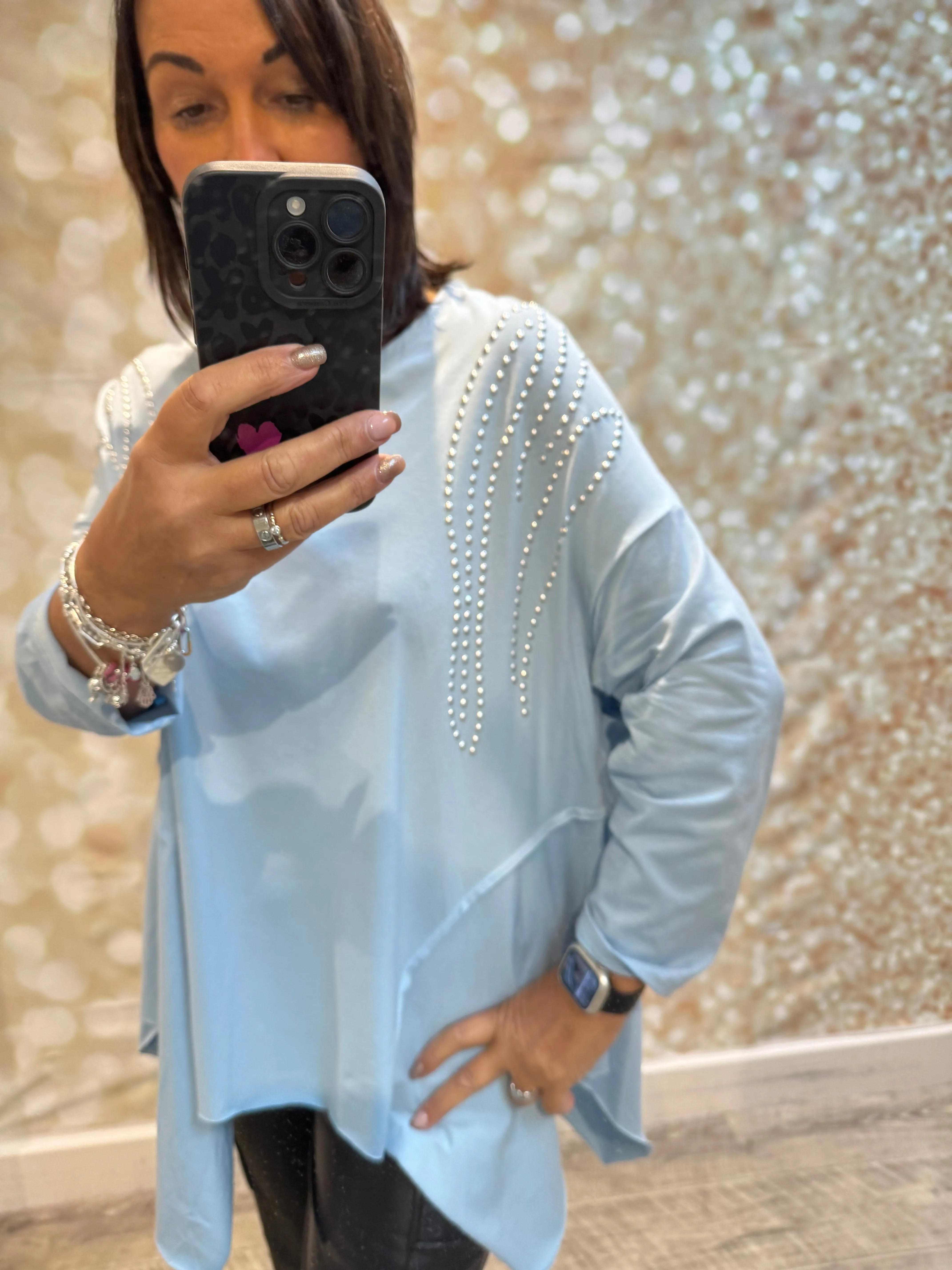 Studded Swing Top