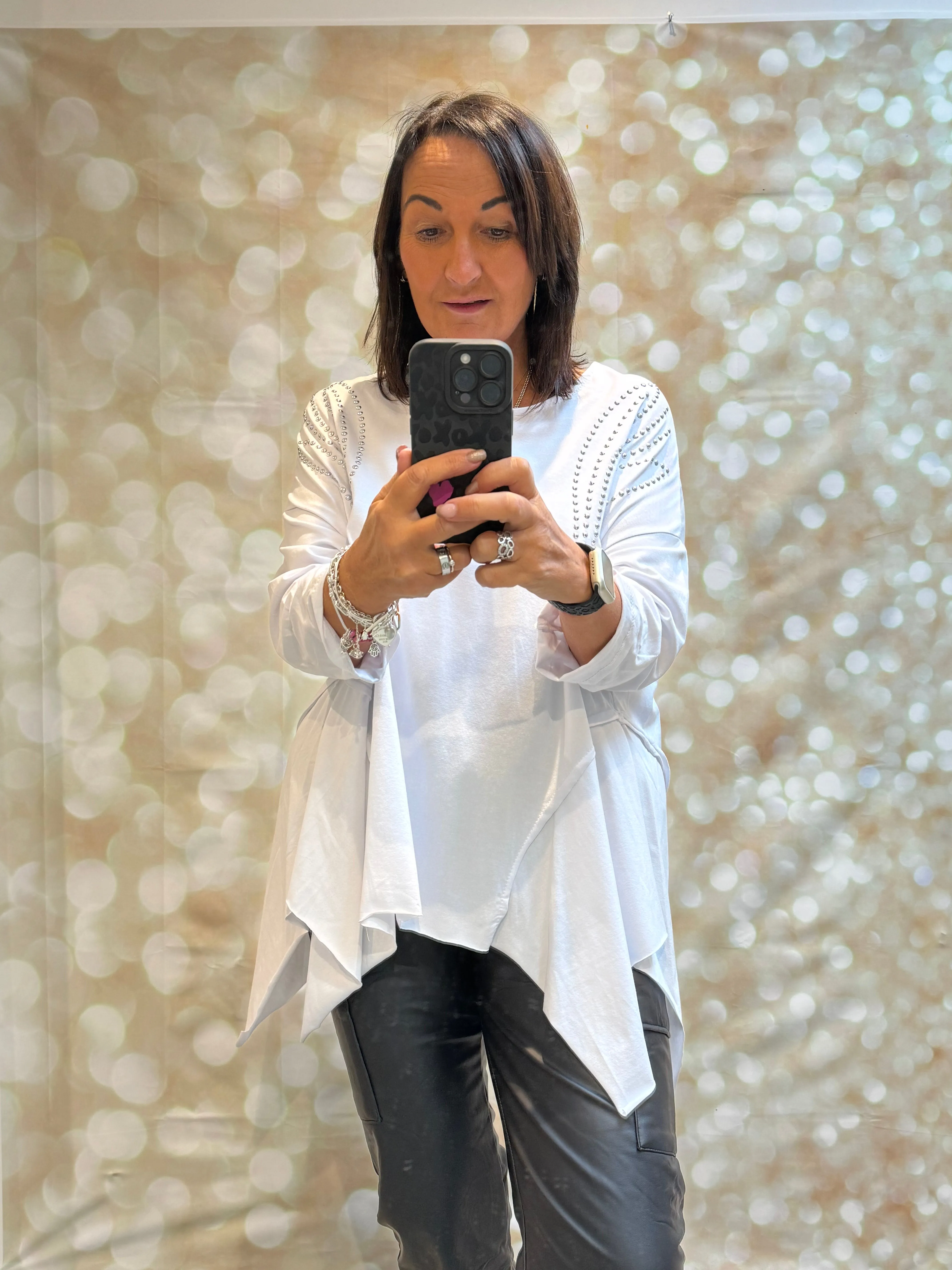 Studded Swing Top