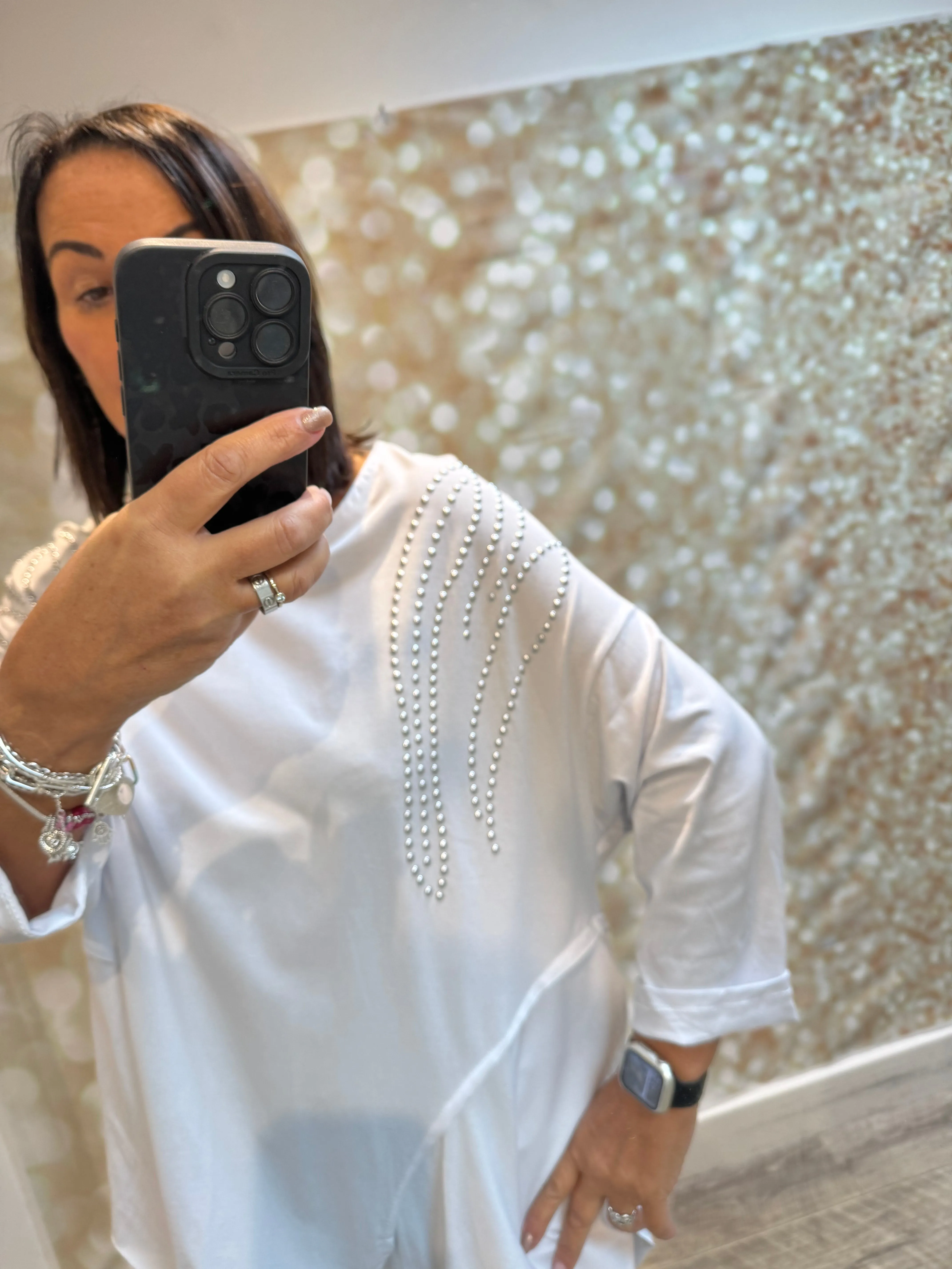 Studded Swing Top