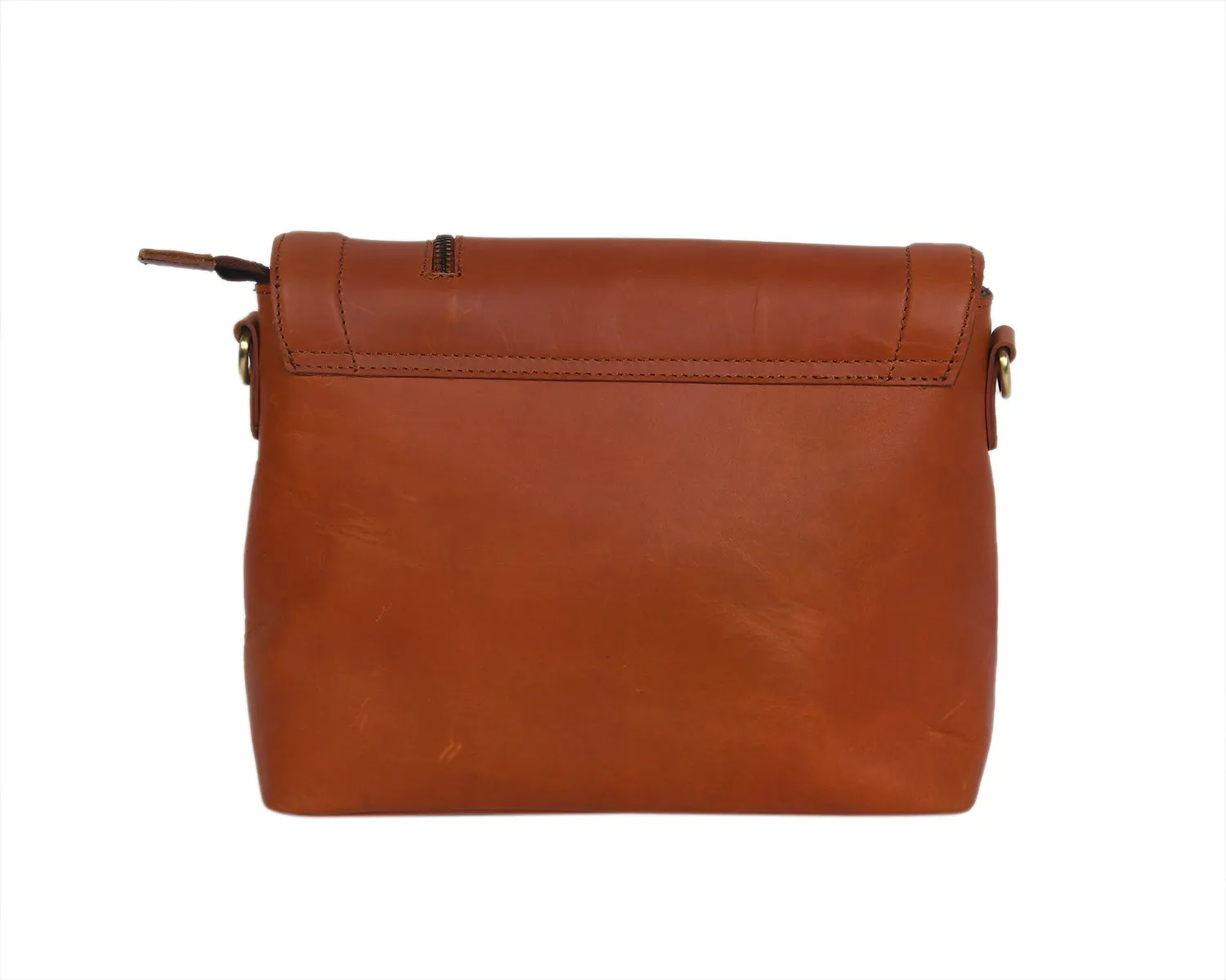 Timeless Elegance: Discover Our Brown Leather Crossbody Collection. Art: BG-1394