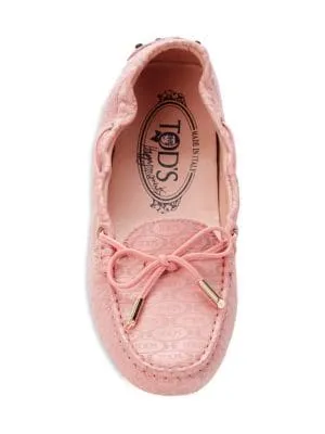 Tod's
 Heaven Logo Leather Driving Shoes